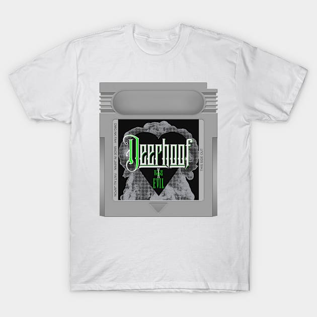 Deerhoof vs. Evil Game Cartridge T-Shirt by PopCarts